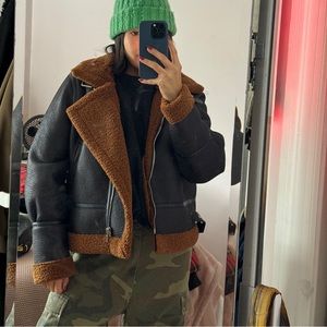 Blank NYC Moto Sherpa Jacket